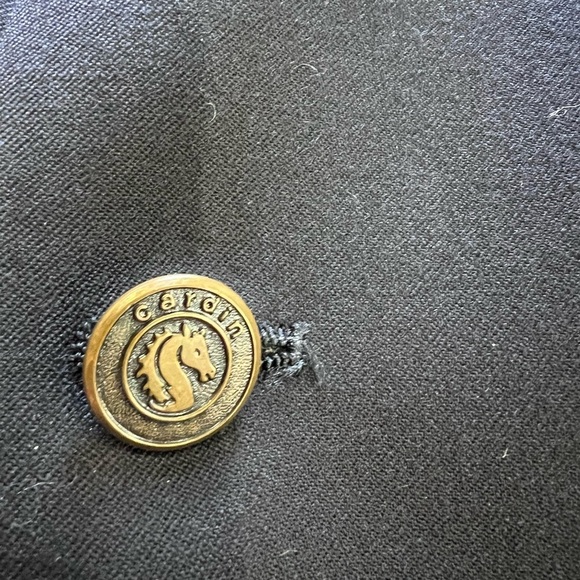 Vtg Men’s Pierre Cardin 100% Wool Dark Blue Single Breasted Blazer 42/44 R - Picture 3 of 12